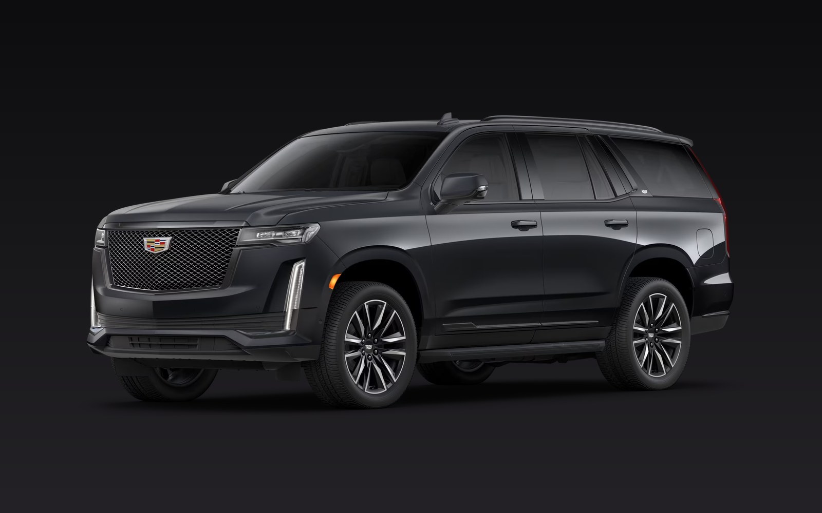 Cadillac Escalade ESV black SUV